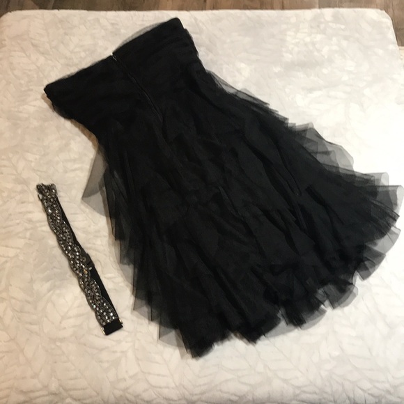 Womens Le Chateau Black Strapless Dress - Picture 5 of 9